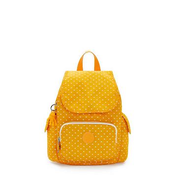 Kipling City Pack Mini Printed Rugzak Geel | NL 1720ZU